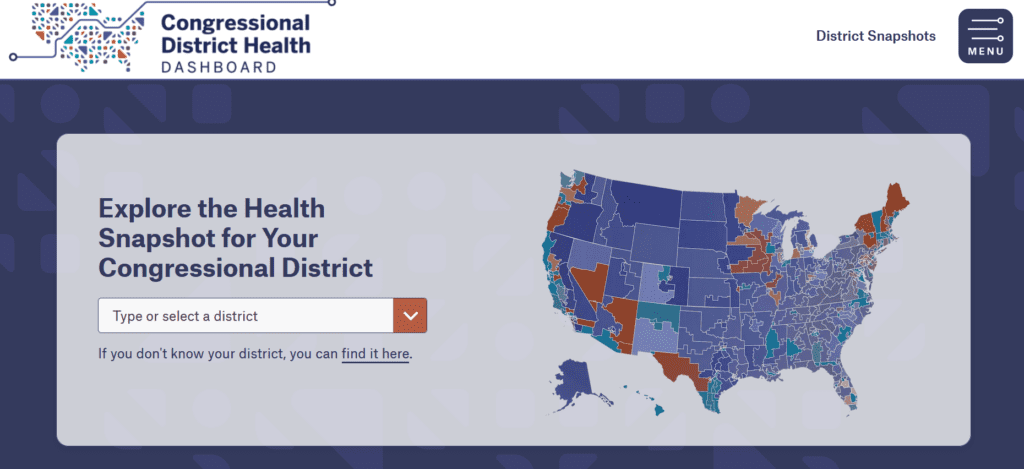 The Congressional District Health Dashboard